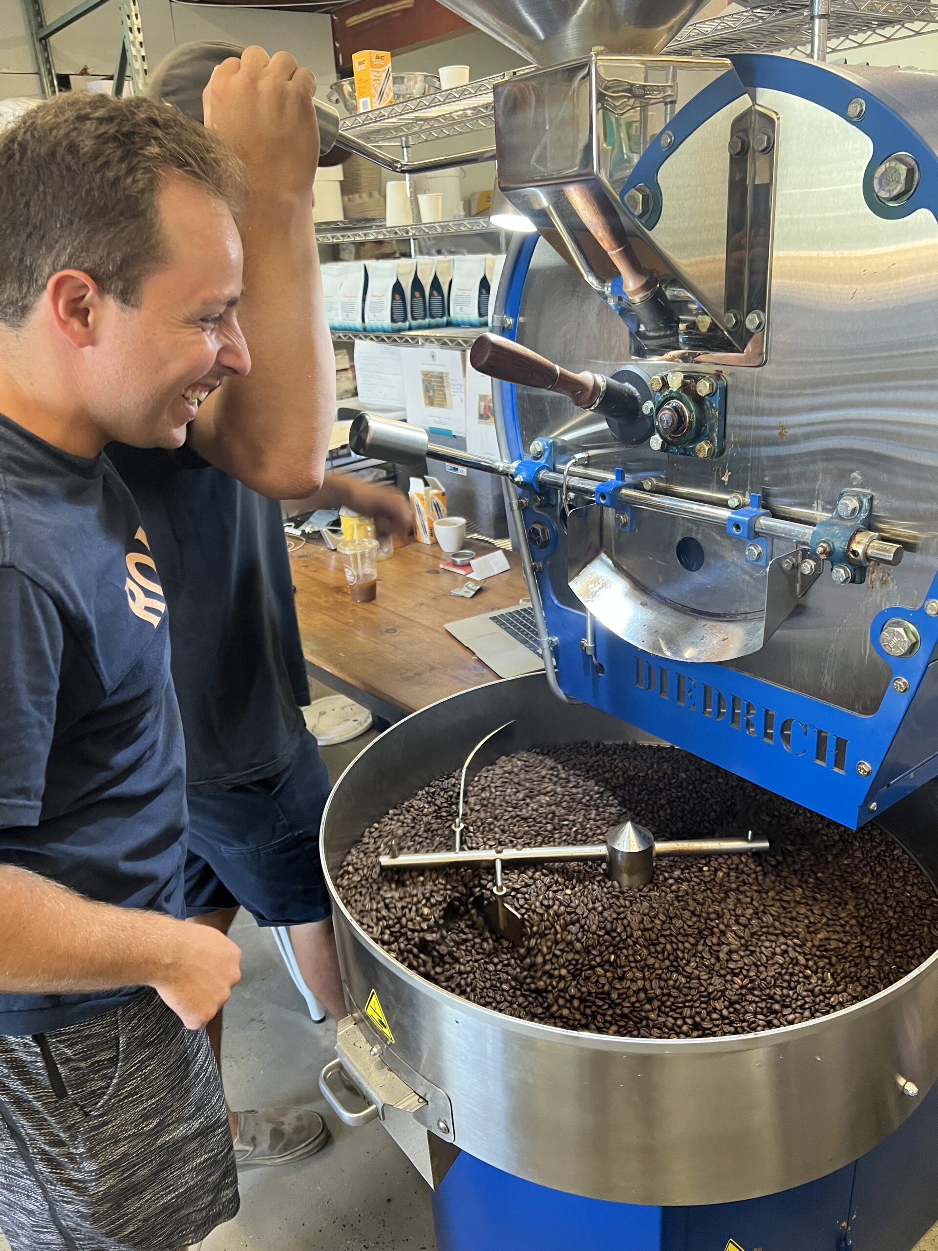 Slacktide Coffee roasting in Marshfield